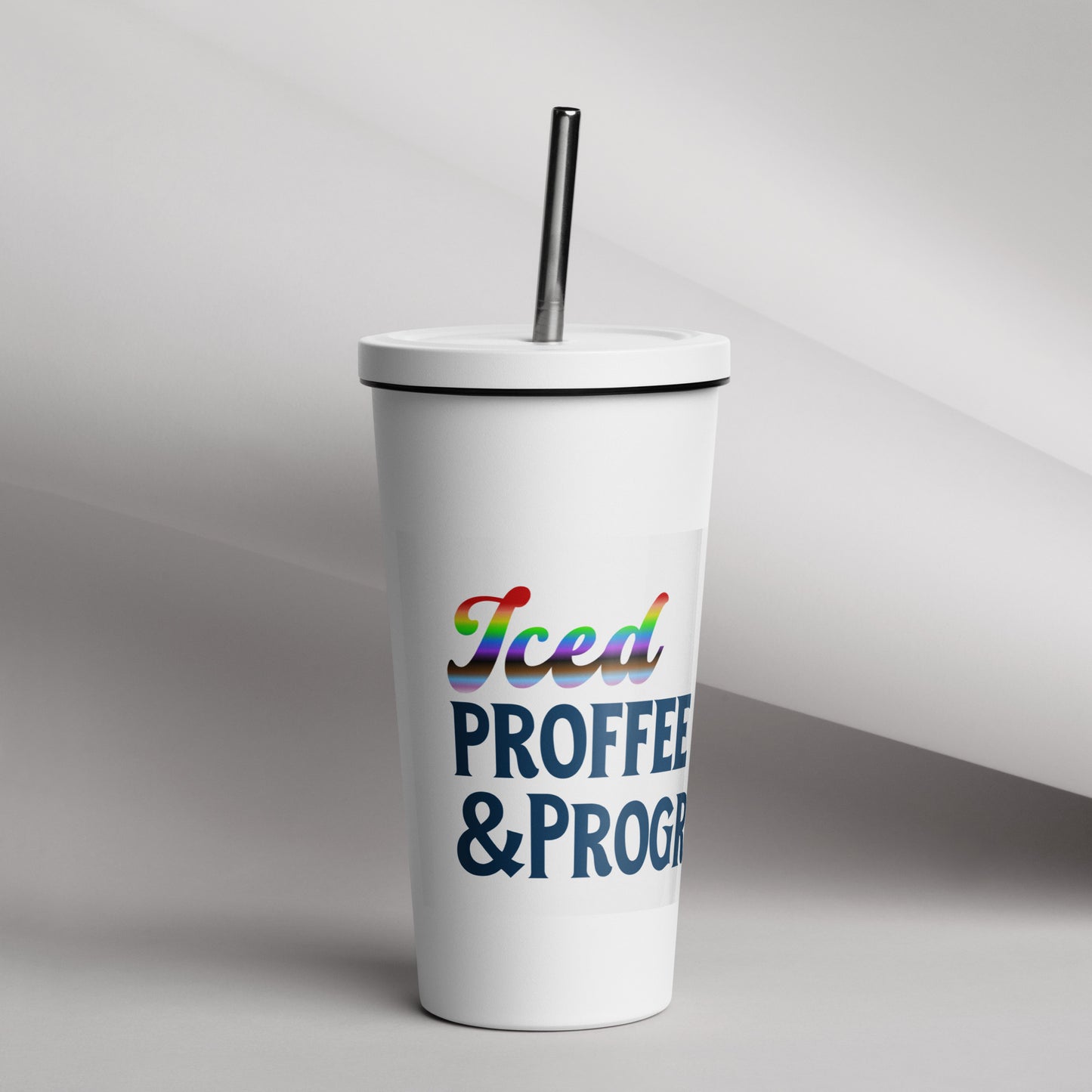 Pride *Iced* Proffee and Progress Insulated Tumbler