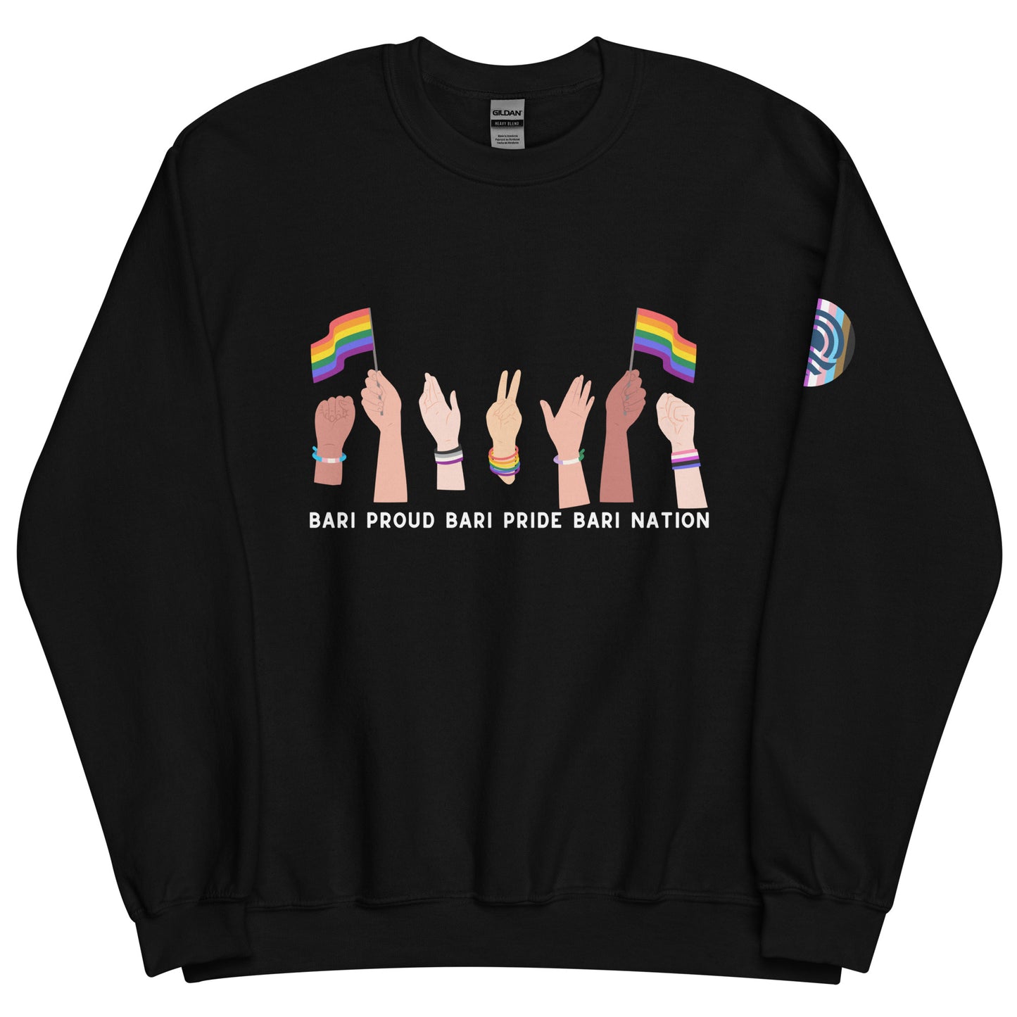 Unisex Raise Your Hands Pride Sweatshirt (Darker Colors)