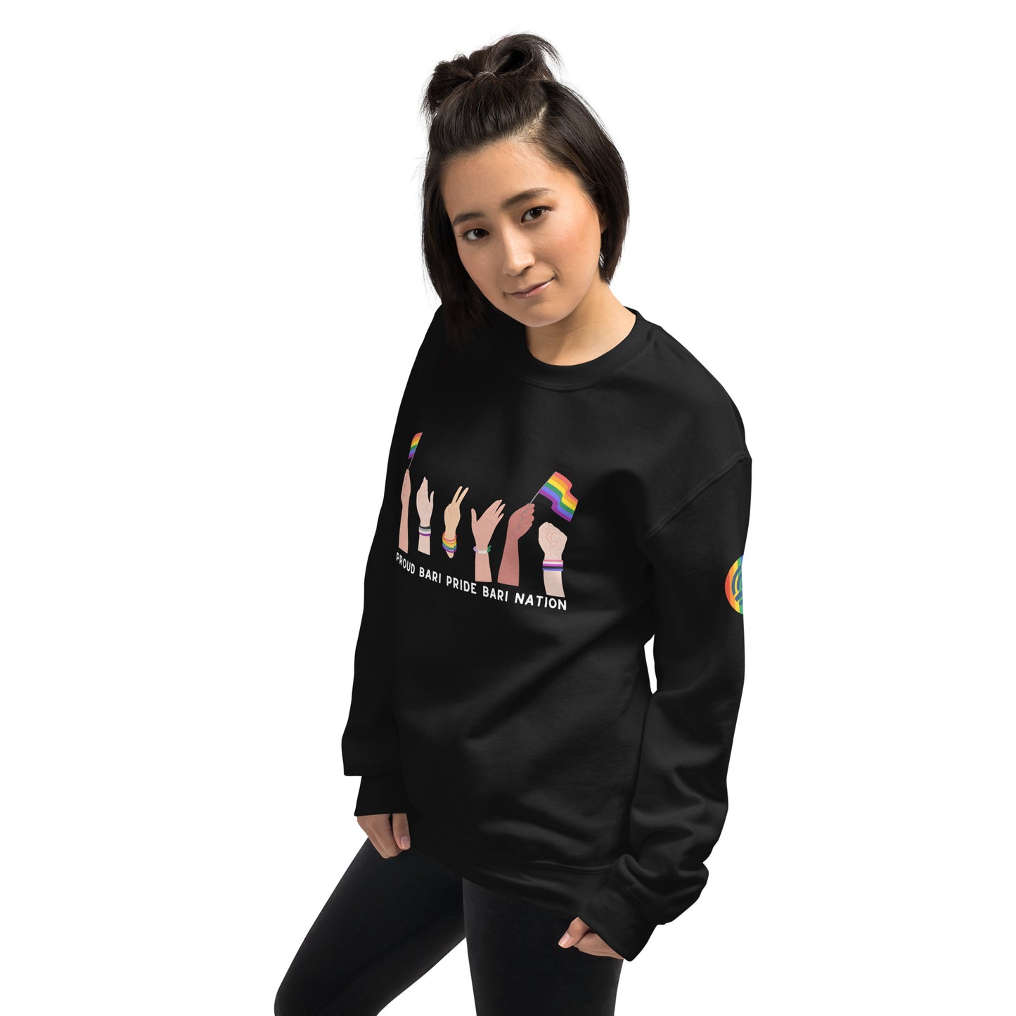 Unisex Raise Your Hands Pride Sweatshirt (Darker Colors)