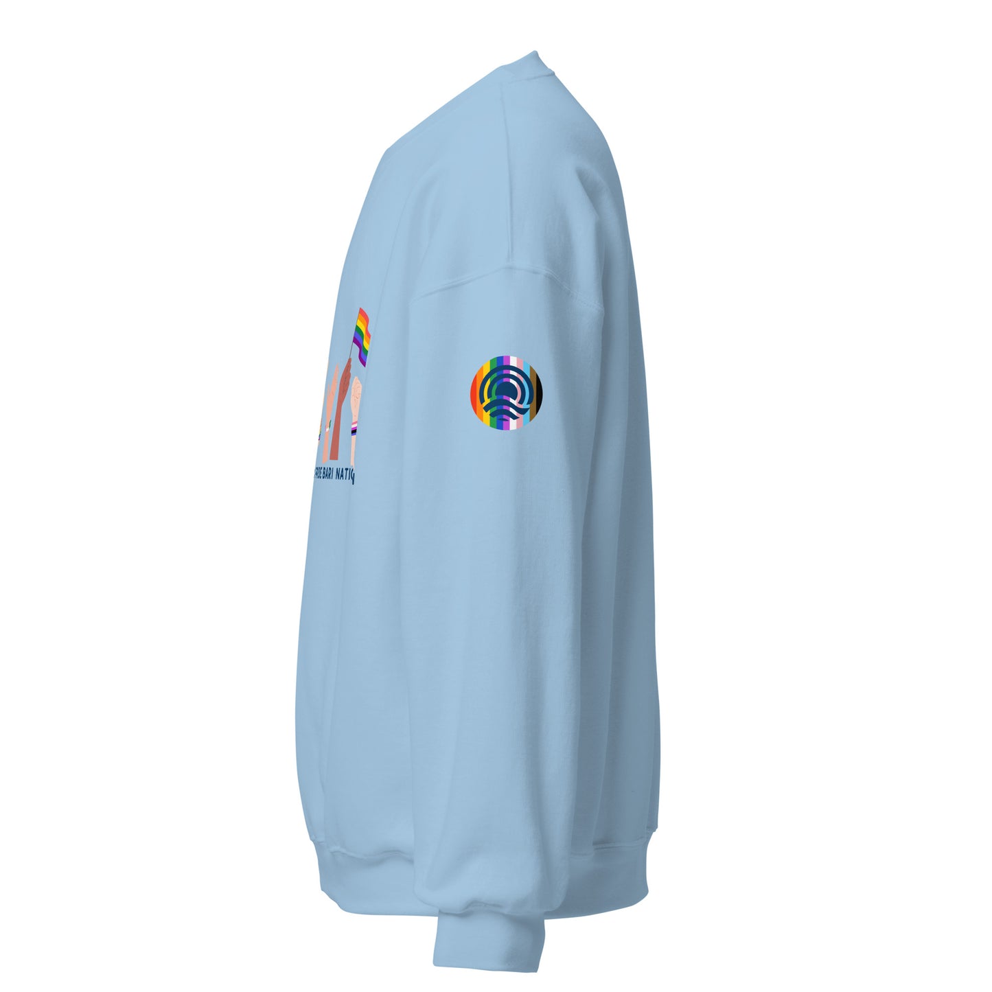 Unisex Raise Your Hands Pride Sweatshirt (Light Colors)