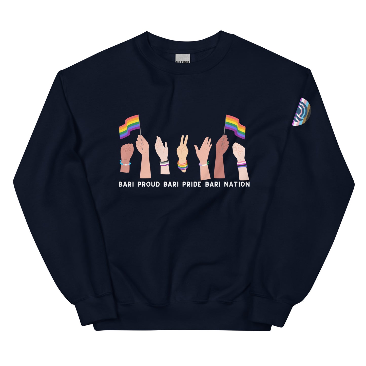 Unisex Raise Your Hands Pride Sweatshirt (Darker Colors)