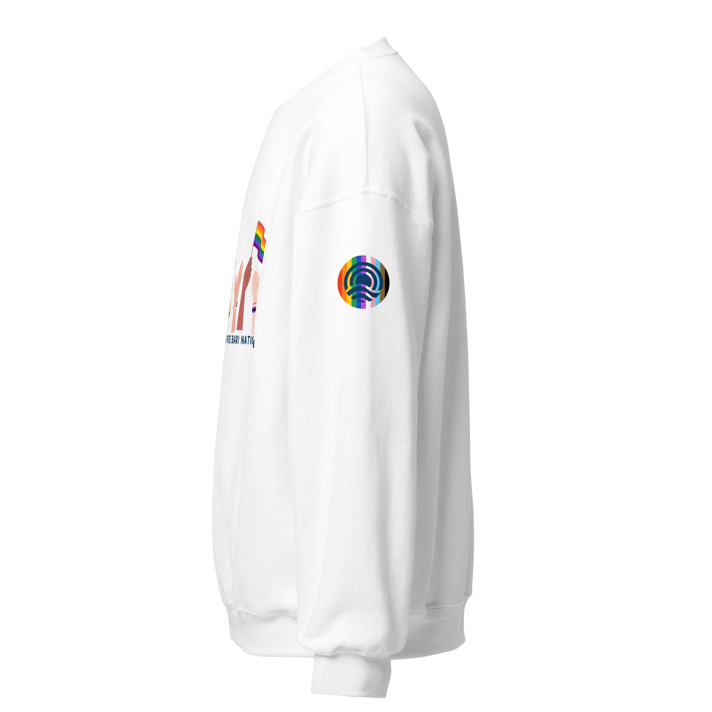 Unisex Raise Your Hands Pride Sweatshirt (Light Colors)
