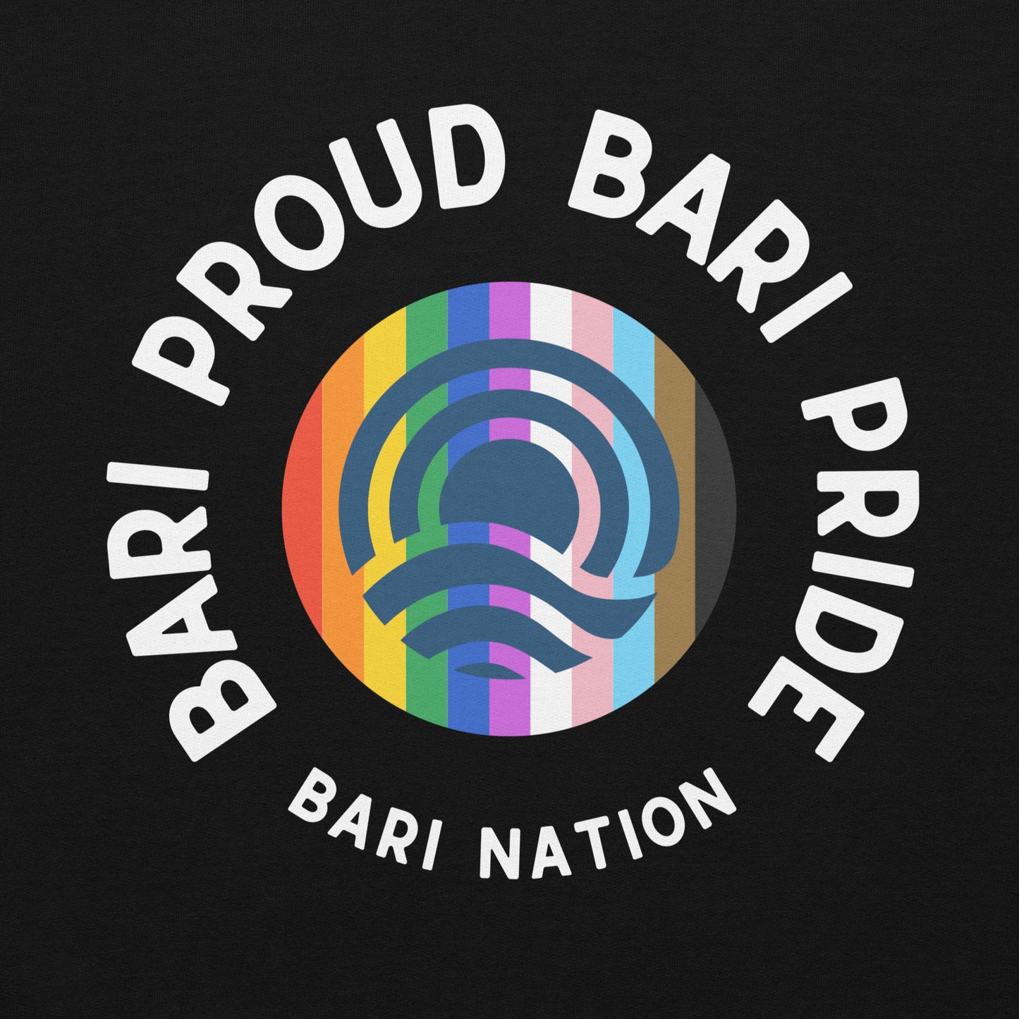 Unisex Bari Pride and Proud Hoodie (Darker Colors)