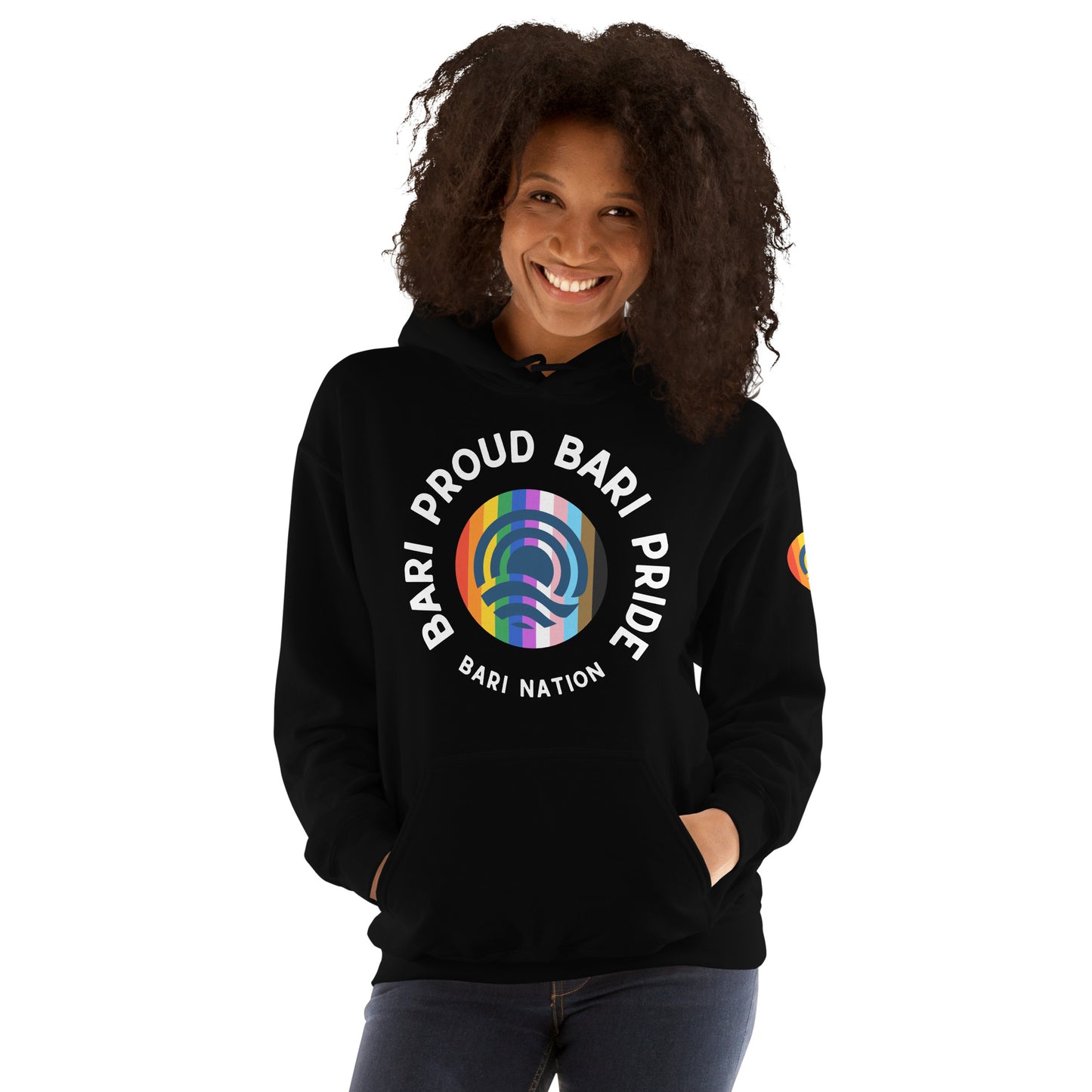 Unisex Bari Pride and Proud Hoodie (Darker Colors)
