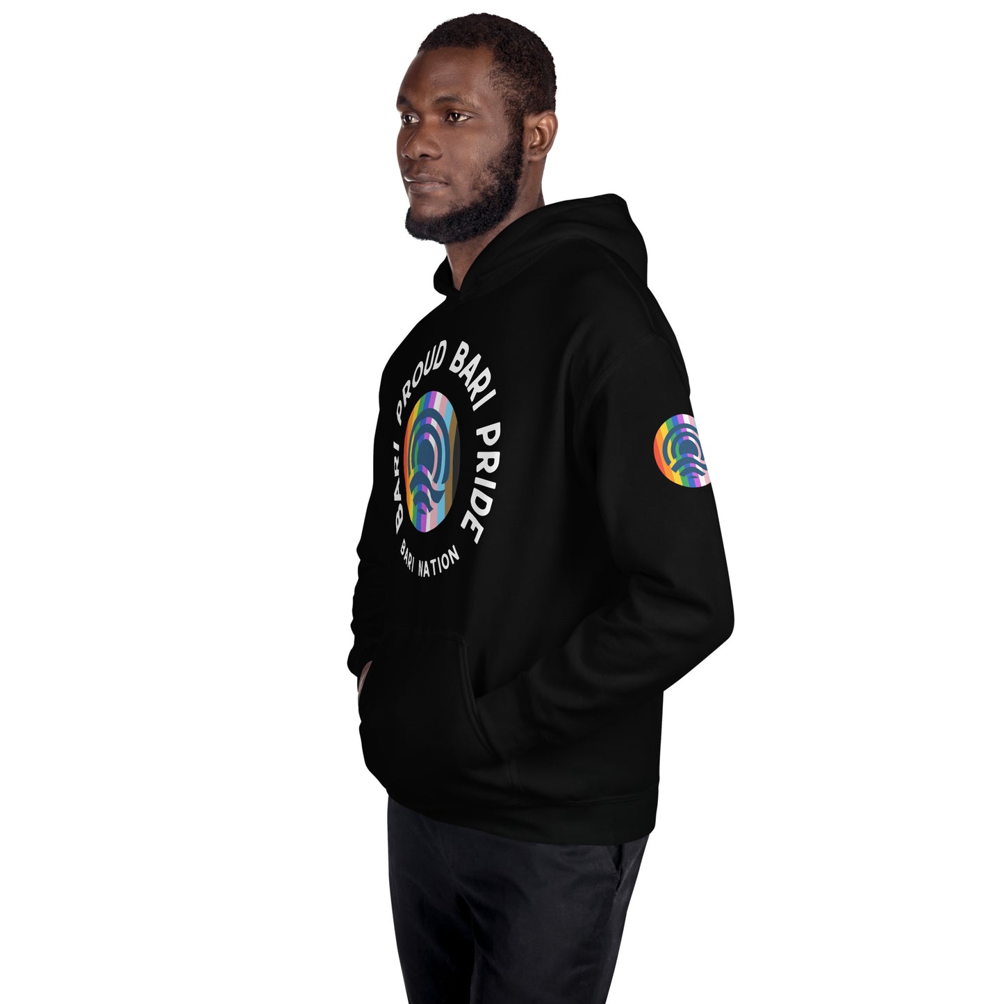 Unisex Bari Pride and Proud Hoodie (Darker Colors)