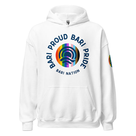 Unisex Bari Pride and Proud Hoodie (Light Colors)