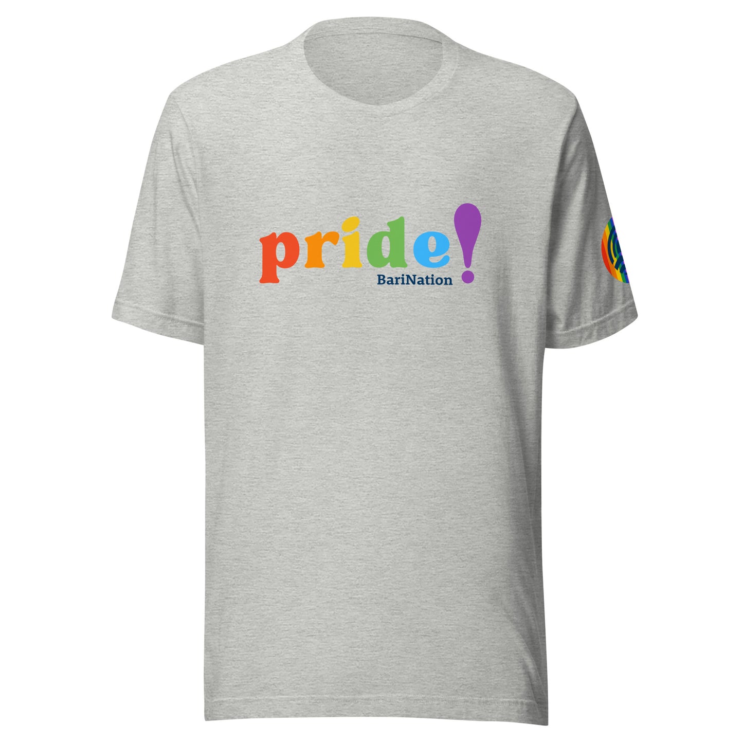 Unisex Pride Block Letter T-Shirt (Lighter Colors)