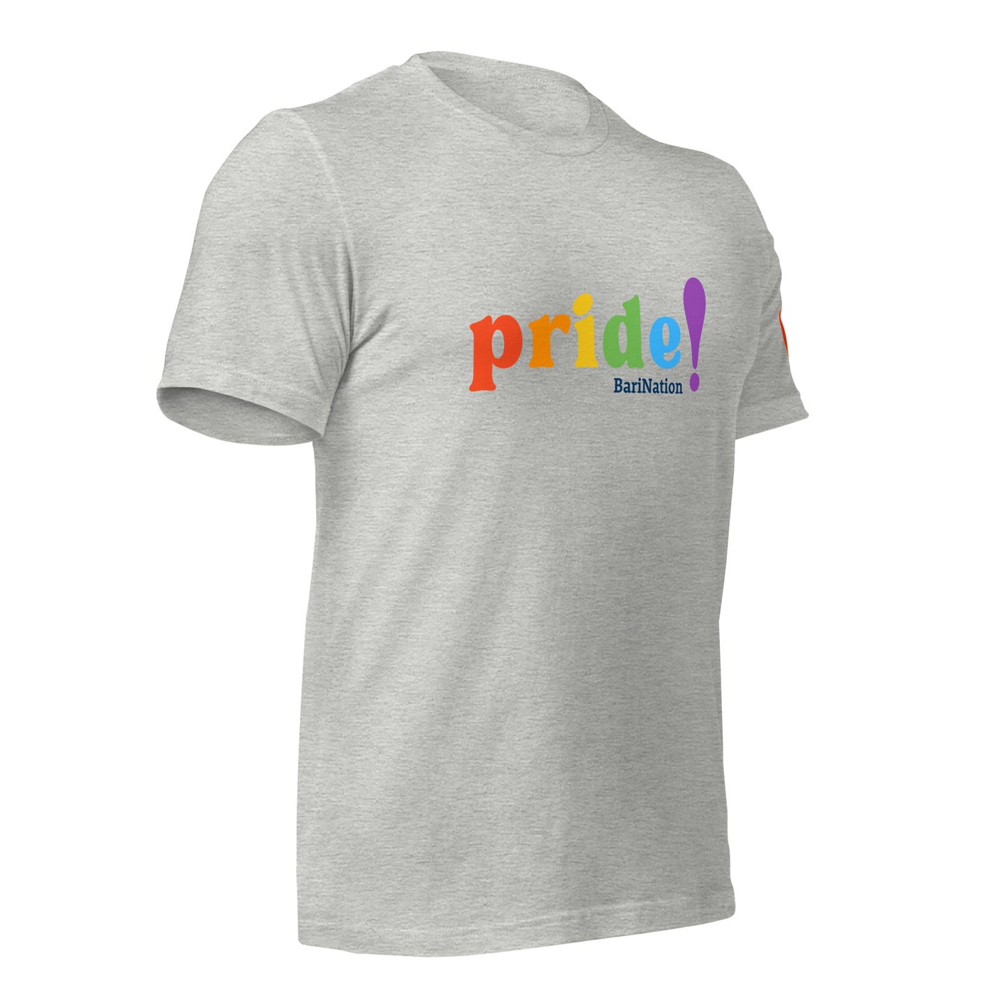 Unisex Pride Block Letter T-Shirt (Lighter Colors)