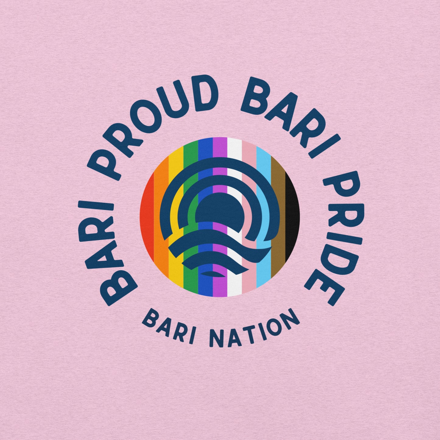 Unisex Bari Pride and Proud T-Shirt (Lighter Colors)