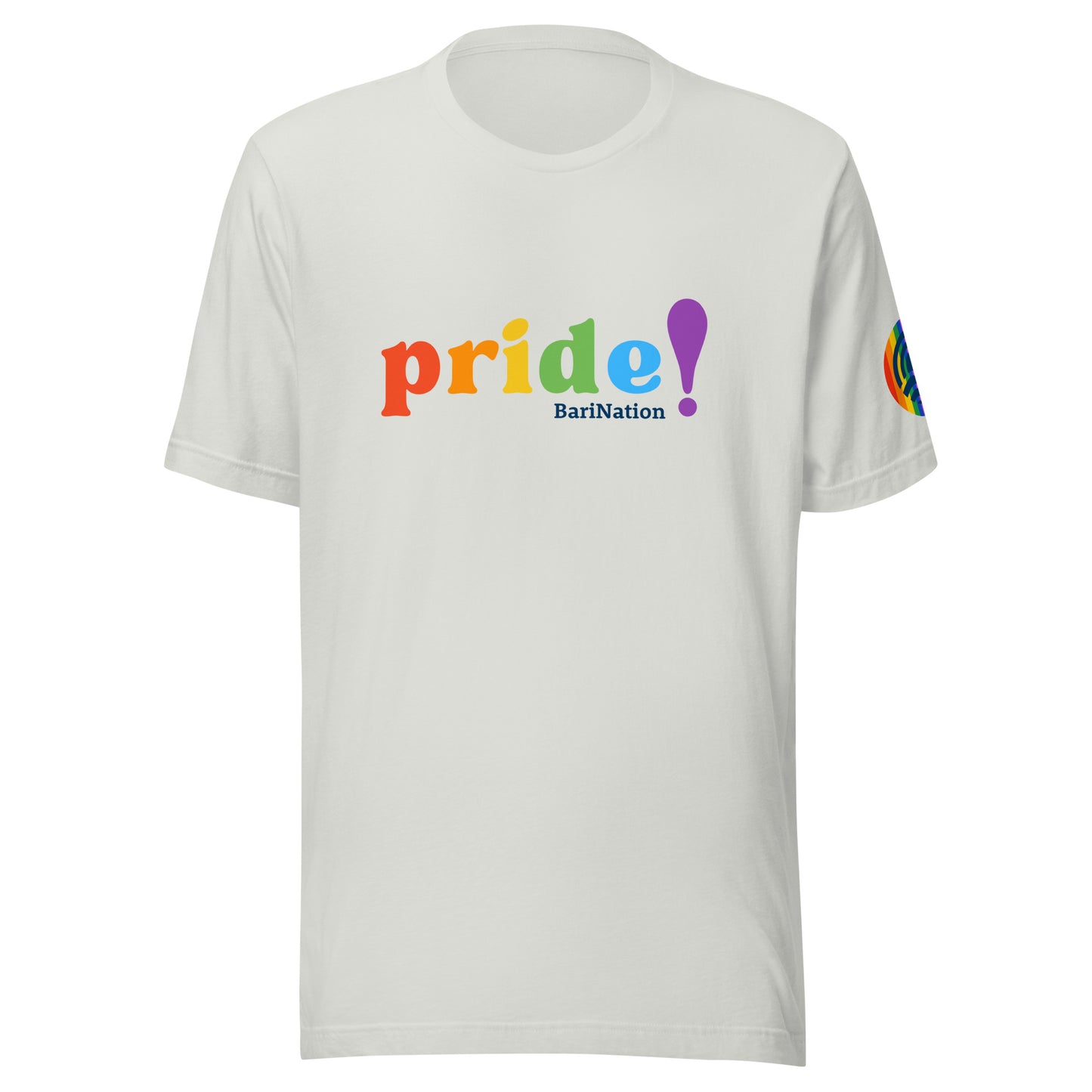 Unisex Pride Block Letter T-Shirt (Lighter Colors)