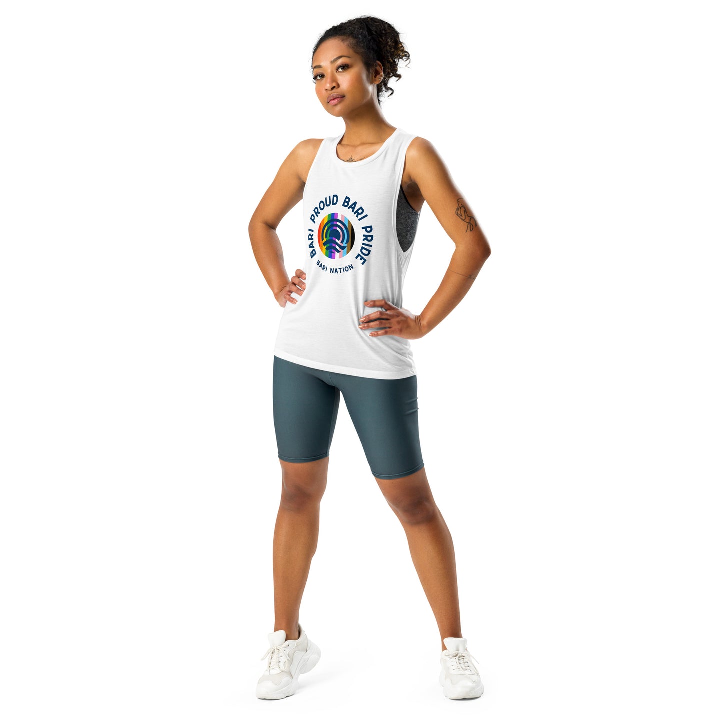 Ladies’ Bari Pride and Proud Muscle Tank
