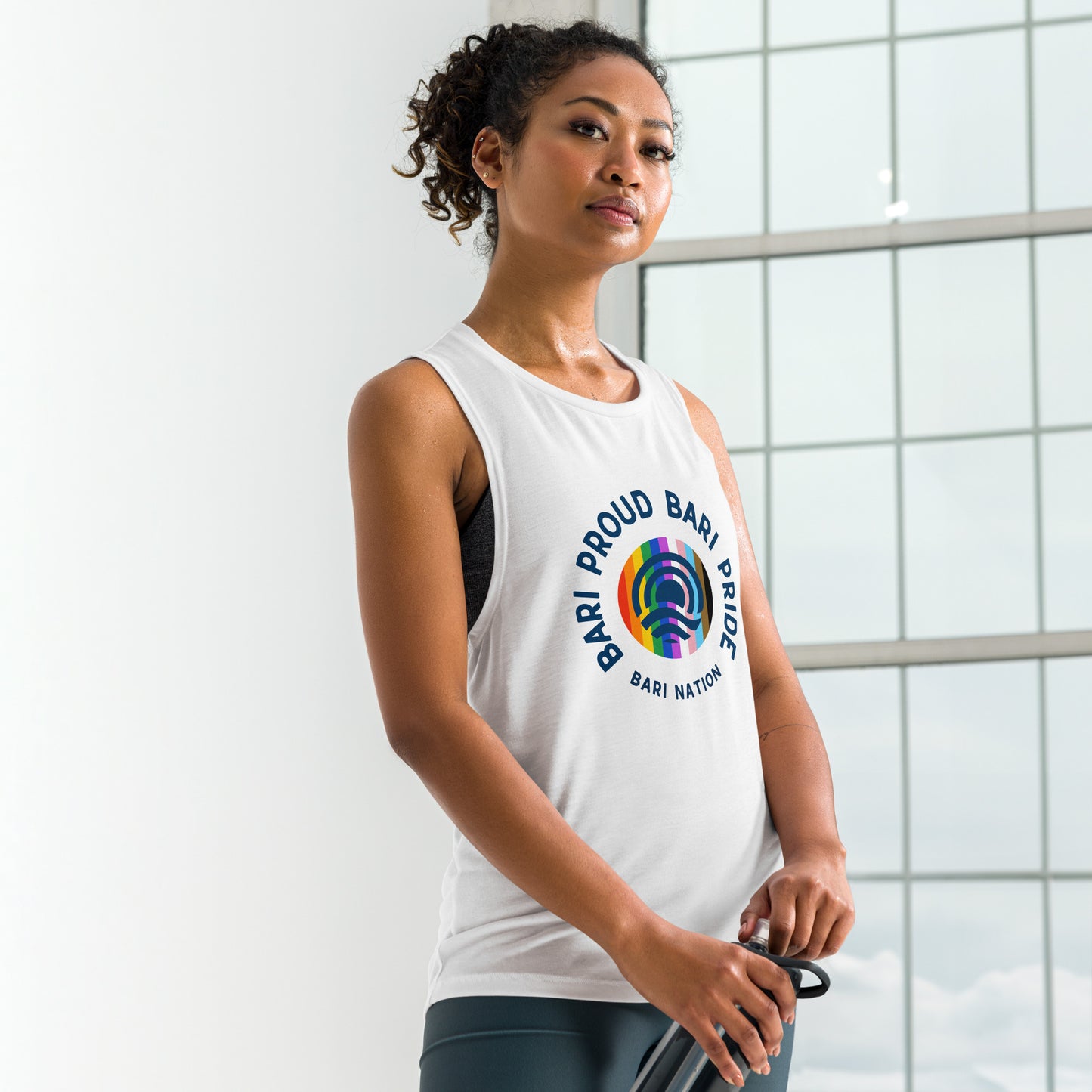 Ladies’ Bari Pride and Proud Muscle Tank