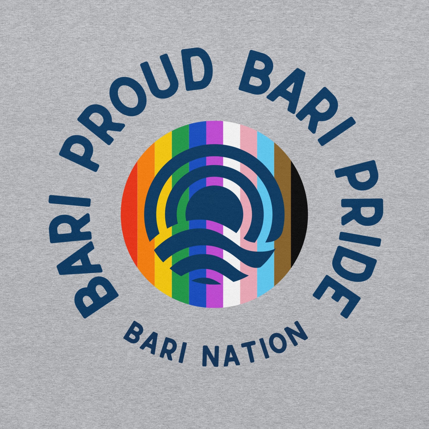 Unisex Bari Pride and Proud Hoodie (Light Colors)