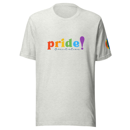 Unisex Pride Cursive T-Shirt (Lighter Colors)