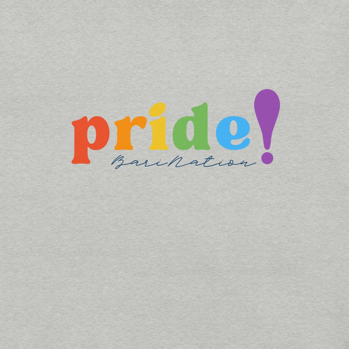 Unisex Pride Cursive T-Shirt (Lighter Colors)