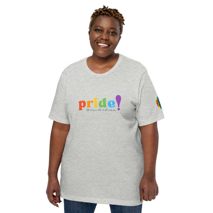 Unisex Pride Cursive T-Shirt (Lighter Colors)