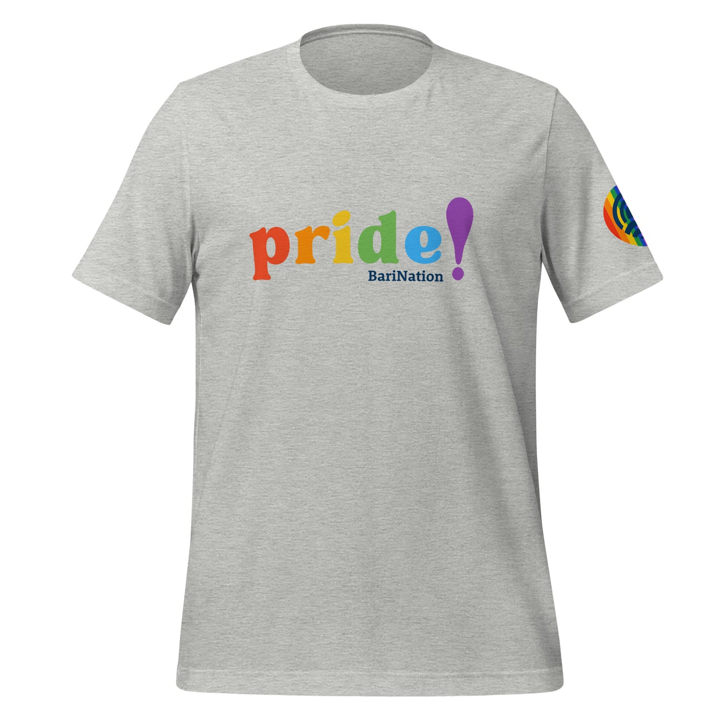 Unisex Pride Block Letter T-Shirt (Lighter Colors)