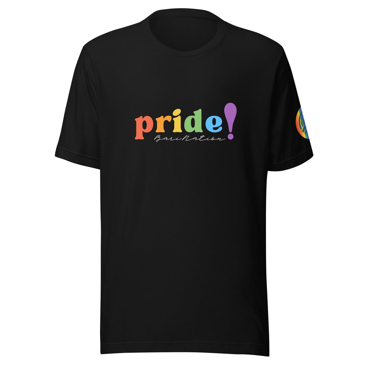 Unisex Pride Cursive T-Shirt (Darker Colors)