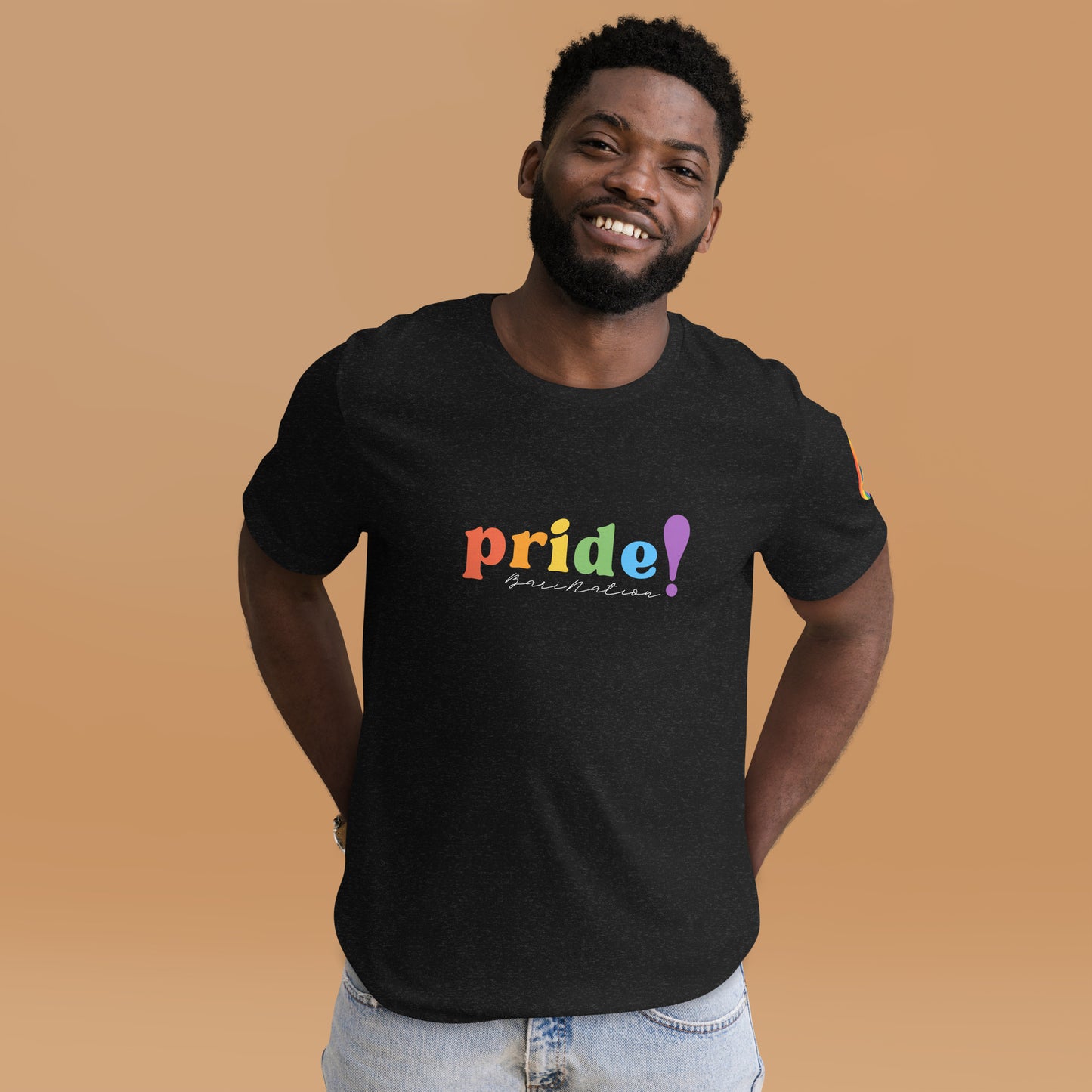 Unisex Pride Cursive T-Shirt (Darker Colors)