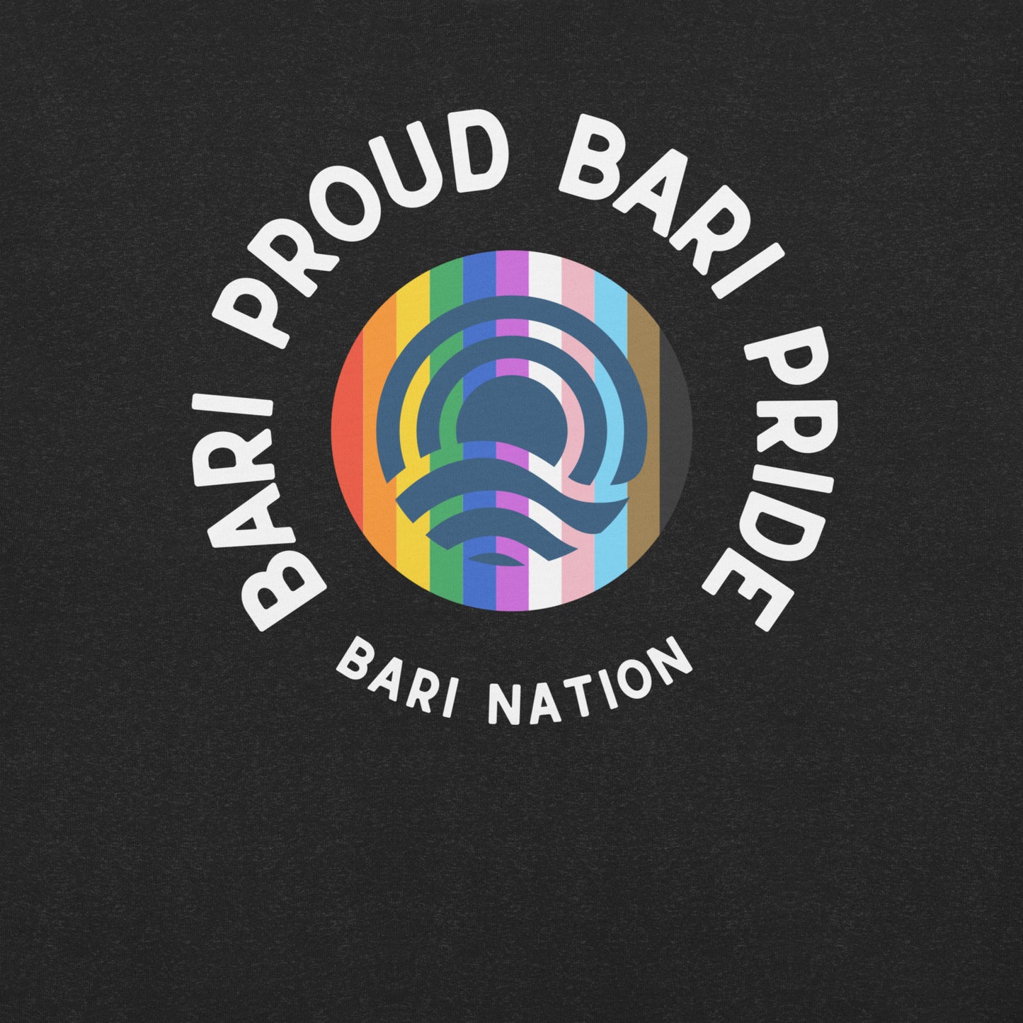 Unisex Bari Pride and Proud T-Shirt (Darker Colors)