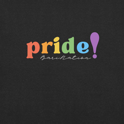 Unisex Pride Cursive T-Shirt (Darker Colors)