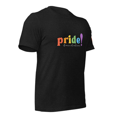 Unisex Pride Cursive T-Shirt (Darker Colors)