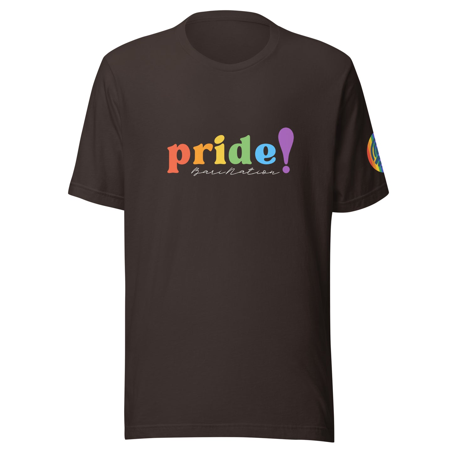 Unisex Pride Cursive T-Shirt (Darker Colors)