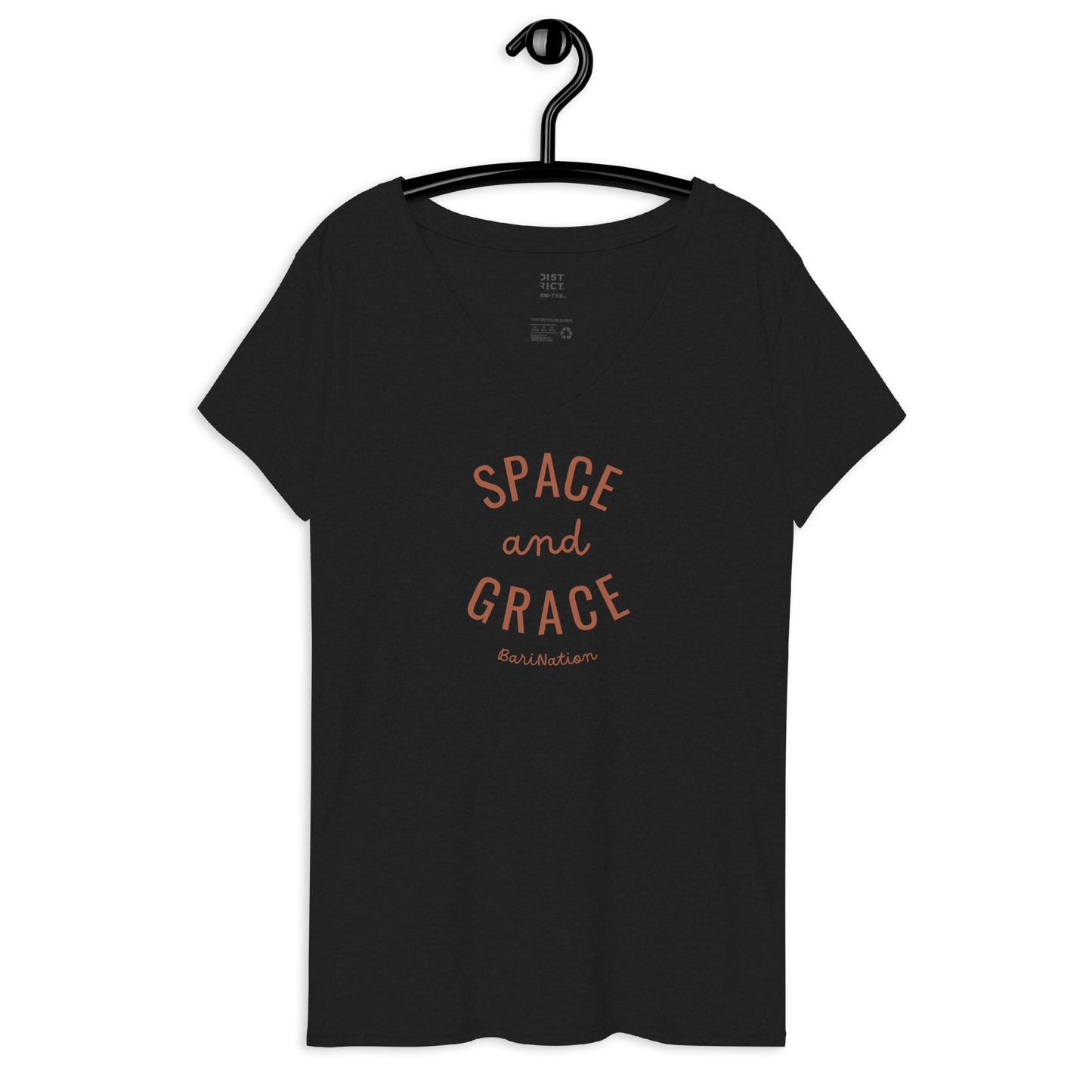 Space & Grace Women’s V-Neck T-Shirt